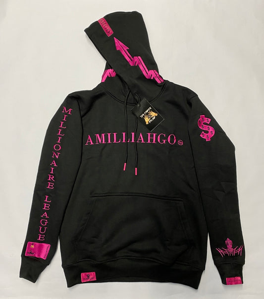 AMILLIAHGO TEN FINGER BRAND DESIGN HOODIE