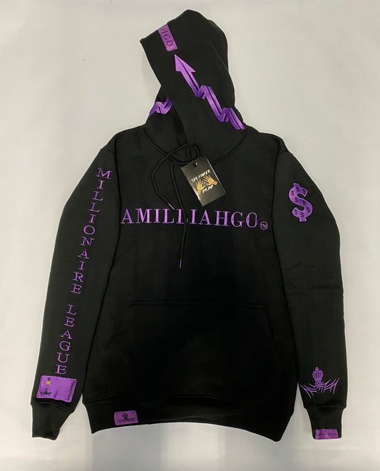 AMILLIAHGO TEN FINGER BRAND DESIGN HOODIE