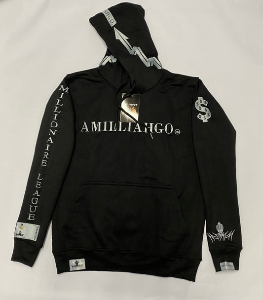 AMILLIAHGO TEN FINGER BRAND DESIGN HOODIE