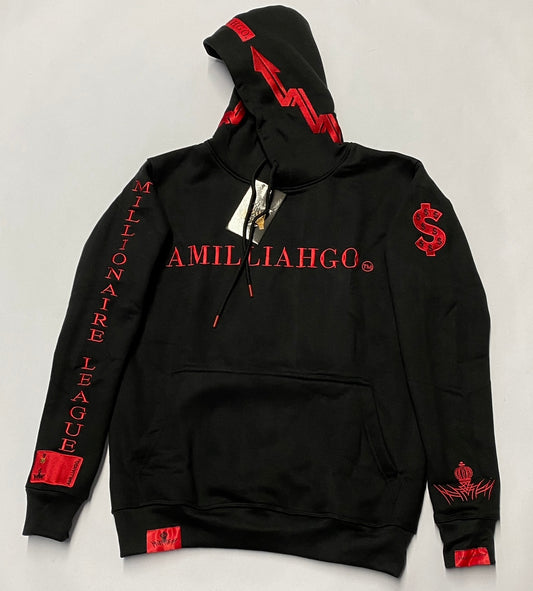 AMILLIAHGO TEN FINGER BRAND DESIGN HOODIE